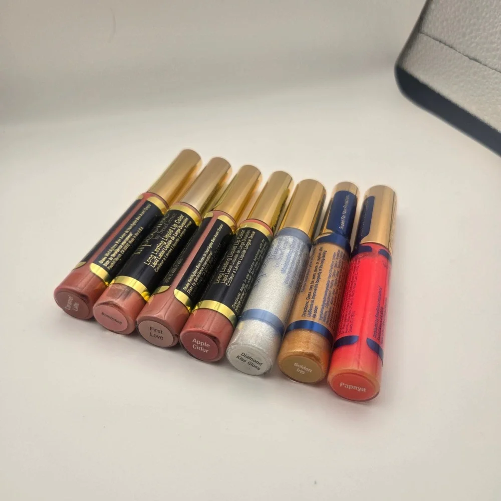 SeneGence LipSense Warm Fall Bundle 7pc Lip Colors Glosses NEW